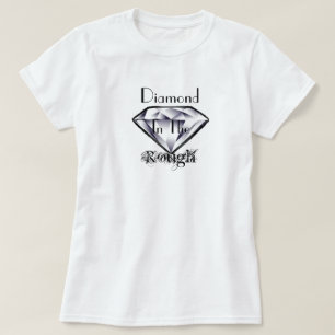 T-shirt DIAMANTE no T das Áspero-Senhoras