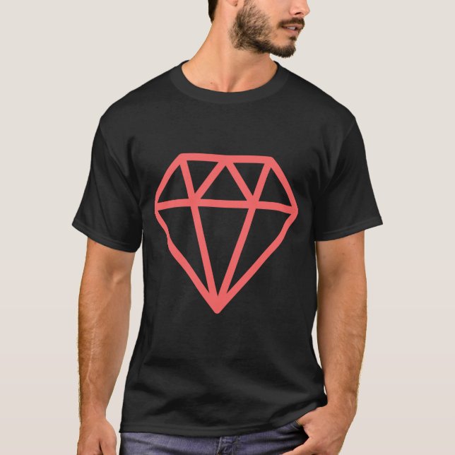 T-shirt Diamante Simples (Frente)