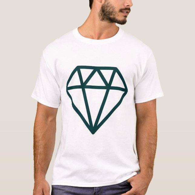 T-shirt Diamante Simples (Frente)