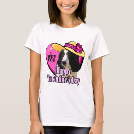 T-shirt Dias de os namorados Ingleses Springer Spaniel