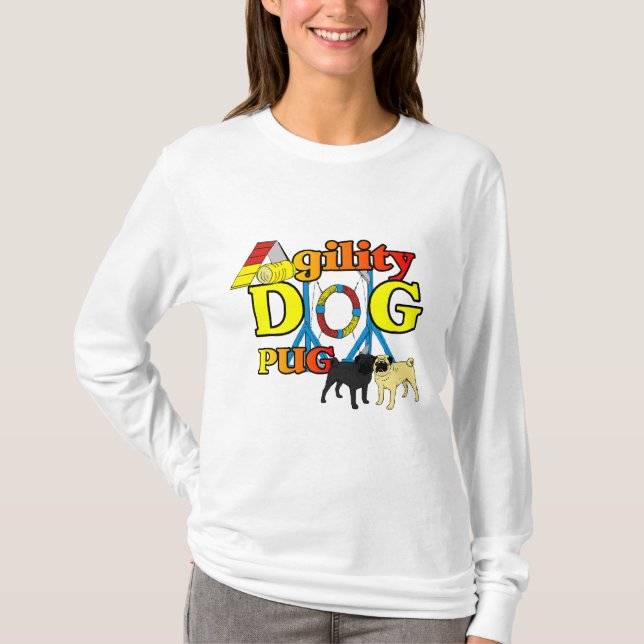 T-shirt Dicas de Pug_Agilidade (Frente)