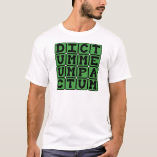 T-shirt Dictum Meum Pactum, Minha Palavra é Vínculo