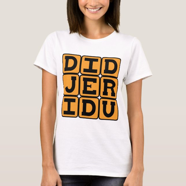 T-shirt Didjeridu, Instrumento Musical (Frente)