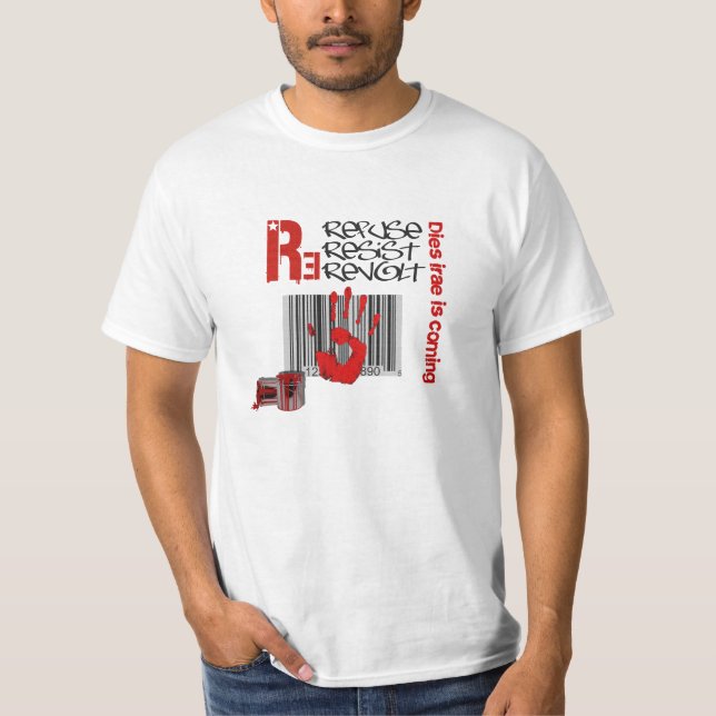 T-shirt Dies irae - Refuse Resist Revolt (Frente)