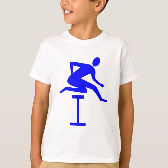 T-shirt Dificuldade - Azul (Frente)