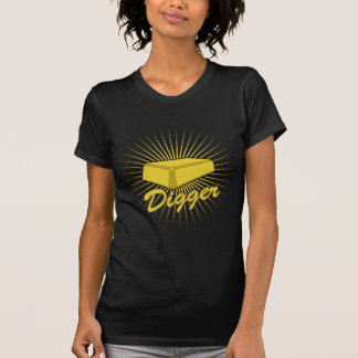 T-shirt Digger Dourado engraçado