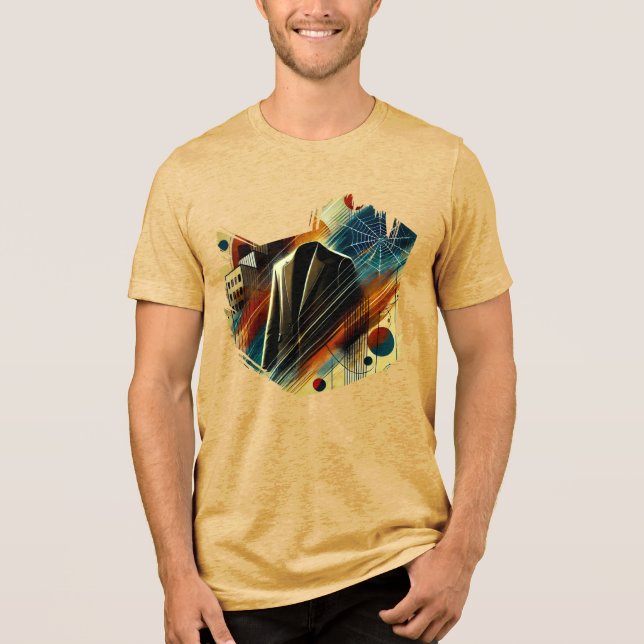 T-shirt digital - Abstrato urbano (Frente)