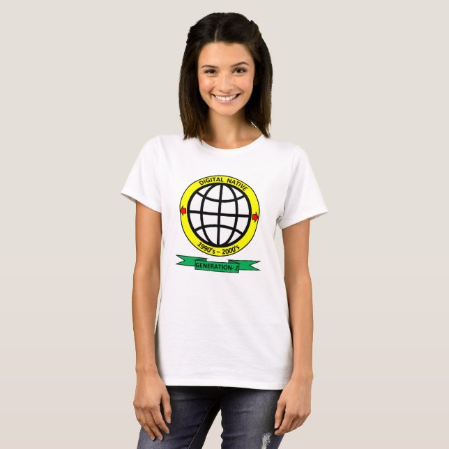 T-shirt digital nativa (Frente Completa)