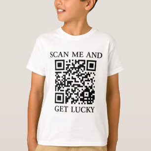 T-shirt Digitalize-Me E Tenha Sorte