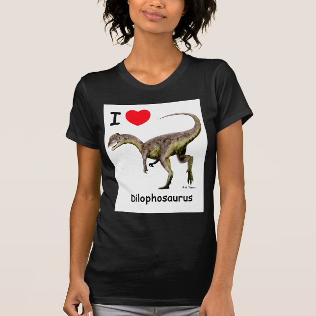 T-shirt Dilophosaurus (Frente)