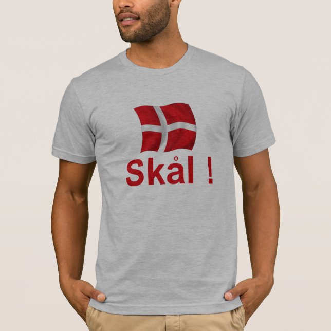 T-shirt Dinamarca Skal! (Frente)