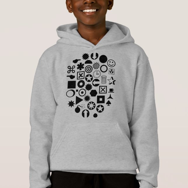 T-shirt Dingbat Abstrato (Frente)