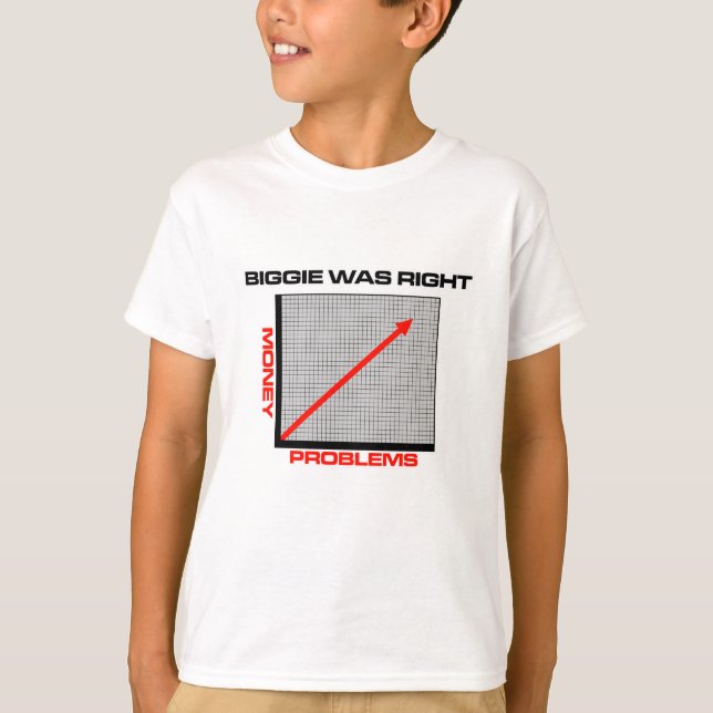 T-shirt Dinheiro do Mo mais problemas (Frente)