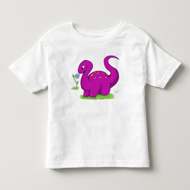 T-shirt Dino amigável (miúdos) (Frente)