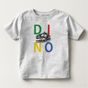 T-shirt DINO - Cinza Heather Toddler Fine Jersey T Shirt