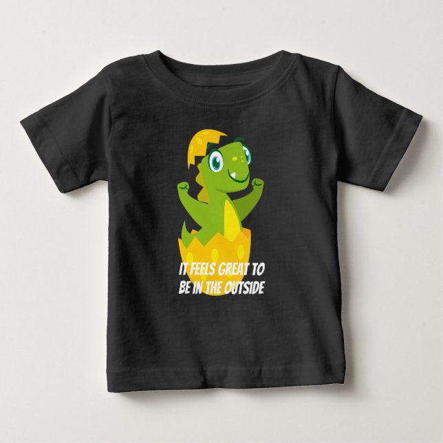 T-Shirt DinoChick Baby Fine Jersey (Frente)