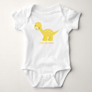T-shirt Dinossauro Amarelo-Cinto