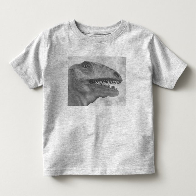 T-shirt Dinossauro Assustador (Frente)