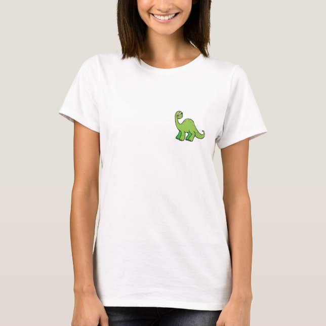 T-shirt Dinossauro delicioso (Frente)