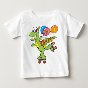 T-shirt Dinossauro do primeiro aniversario