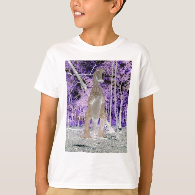 T-shirt Dinossauro pop Art T-Rex (Frente)