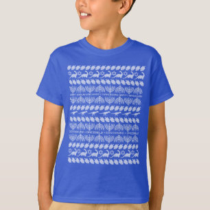 T-shirt Dinossauros & Dreidels (miúdos)