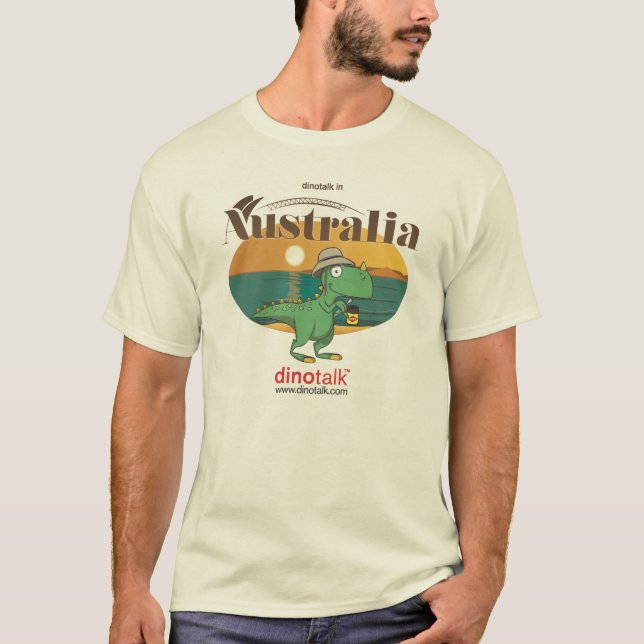 T-shirt Dinotalk em Austrália (Frente)