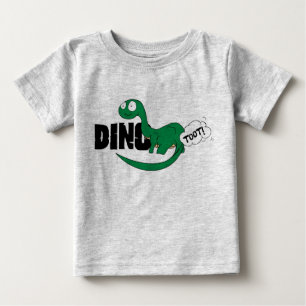 T-shirt DinoToot: Bebê de Bronto