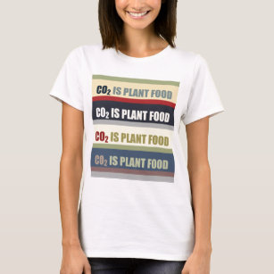 T-shirt Dióxido De Carbono É Comida