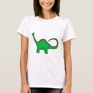 T-shirt Diplodocus verde