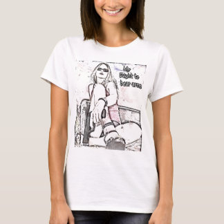 T-shirt Direito para carregar os braços
