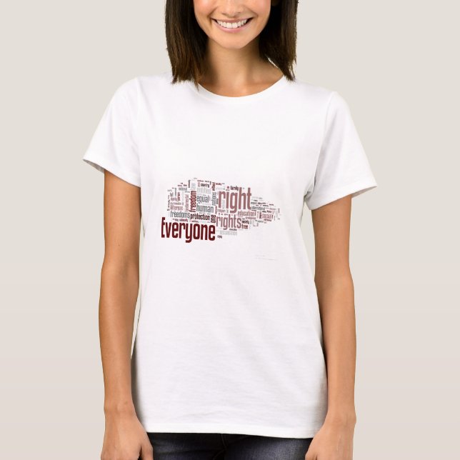 T-shirt Direitos humanos (Frente)