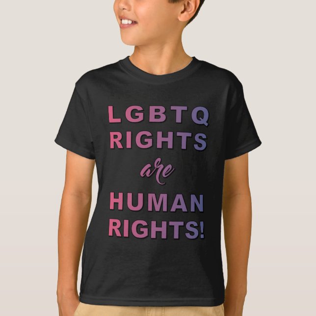 T-SHIRT DIREITOS LGBTQ... (Frente)