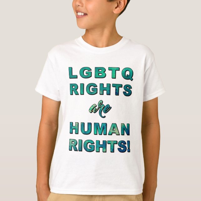 T-SHIRT DIREITOS LGBTQ... (Frente)