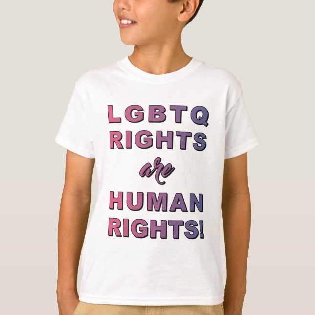 T-SHIRT DIREITOS LGBTQ... (Frente)