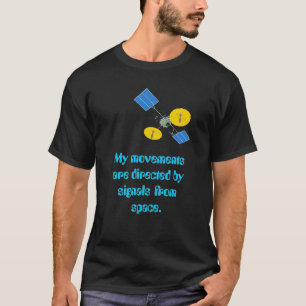 T-shirt Dirigido do espaço