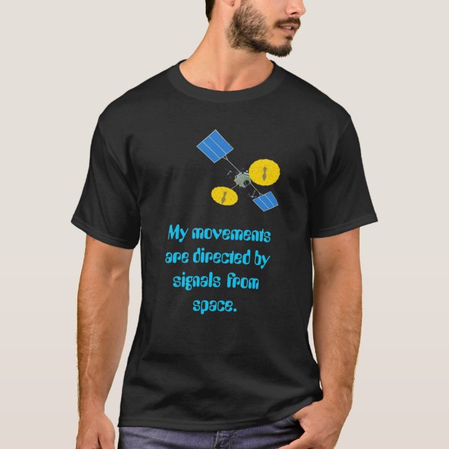 T-shirt Dirigido do espaço (Frente)