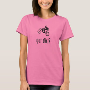 T-shirt Dirtbike obtido da bicicleta da sujeira offroad