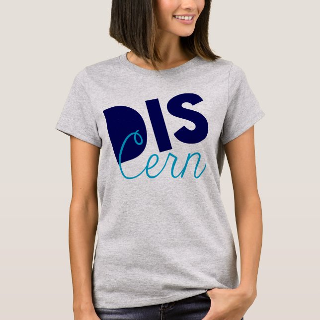 T-shirt Discernimento do Guerreiro Espiritual Cristão (Frente)