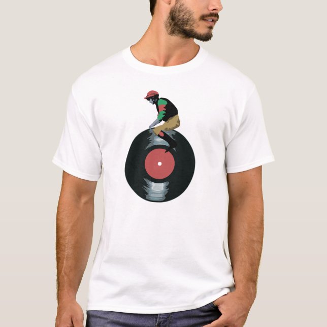 T-shirt Disco-jóquei (Frente)