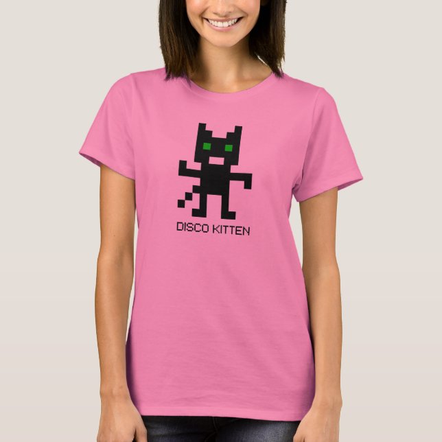T-shirt Disco Kitten (Frente)