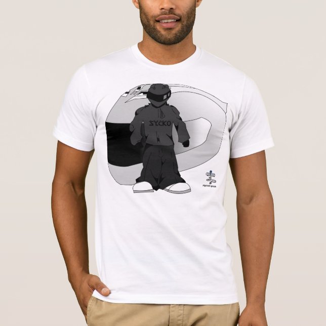 T-shirt discrição do sycko (Frente)