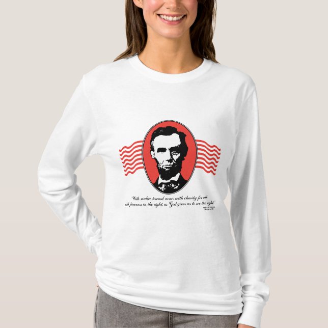 T-shirt Discurso da Segunda Posse de Lincoln (Frente)