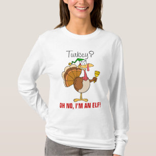 T-shirt Disfarce engraçado de Turquia da acção de graç