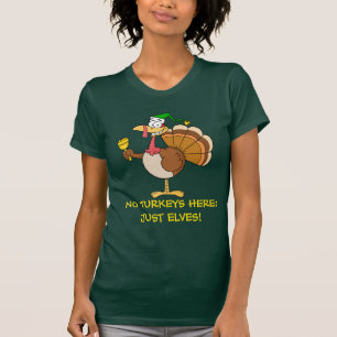 T-shirt Disfarce engraçado de Turquia da acção de graç