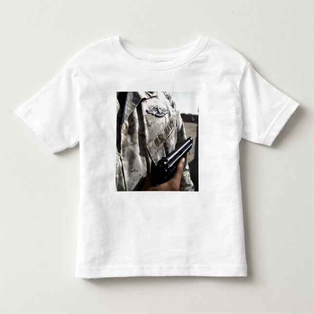 T-shirt Dispositivo de Guerra da Força Marinha da Frota (Frente)