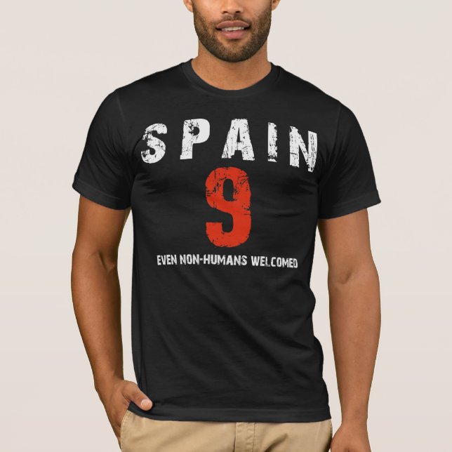 T-shirt Distrito 9 da espanha (Frente)