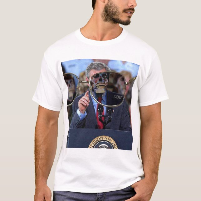 T-shirt ditador arbusto (Frente)