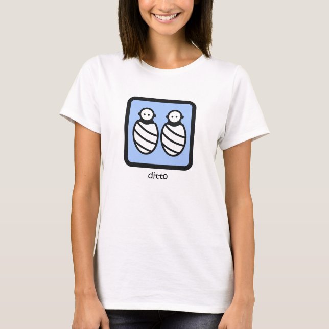 T-shirt Ditto - para Twin Boys (Frente)