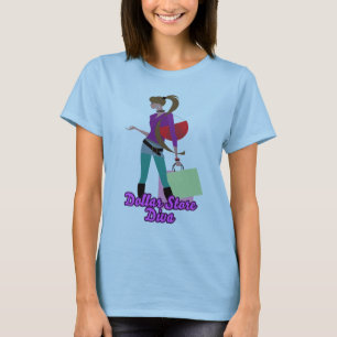 T-shirt diva da loja de um dólar
